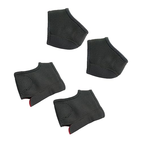 GOOHOCHY 2 Pack Heel Socks Silicone Cover Moisturizing Toeless Protectors Blisters Heel Sleeve Compression Socks for Men Women