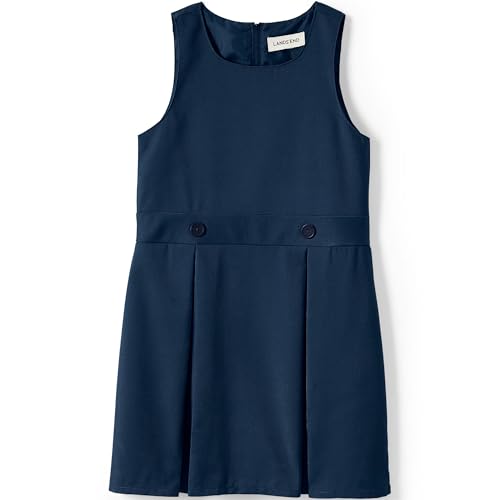 Lands' End Uniform Jumper Top of Knee Academic Classic Navy Kids 5