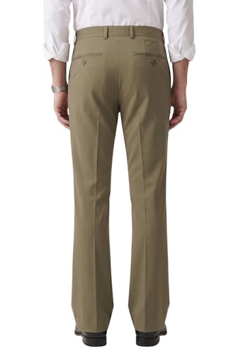 Image of Men's Trendy Bootcut Trousers - Modern Flared Fit | Premium Formal Pants