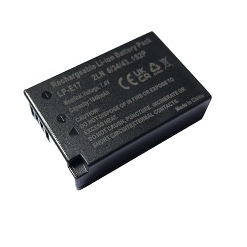 AOLIKES LP-E17 Battery 7.4V 1040mAh for Canon Cameras