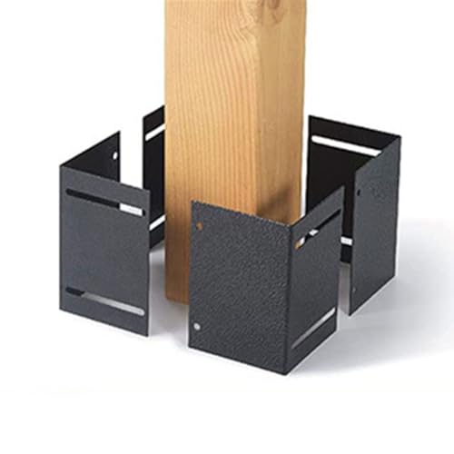 Protector de base ajustable NUOBESTY para renovar y asegurar cercas de jardín 5