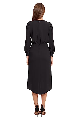 Image of Maggy London Women's Maggy London Women's Dresses Long Sleeve Catalina Crepe Dress Workwear Event Guest of Wedding