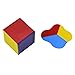 SUMAG Flattened Cube Magic Tricks Funny Cube into Flat Cube Appearing Easy Comdey Magic Props Close up Mentalism Accessory