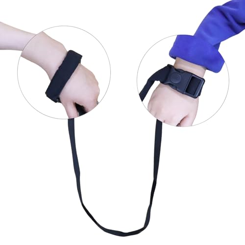 Escape Proof Wrist Leash Walking Harness for Older Children with Adjustable Tether Adult Sized Lockable Coiled Wrist Link with Cuff for Autism Special Needs ADHD - Image 4