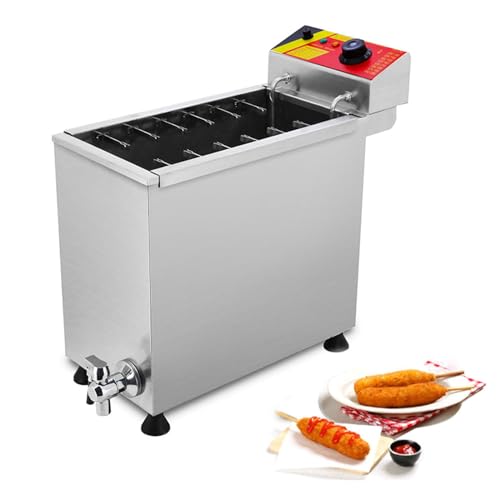 Edelstahl 20 l, einstellbare Temperatur 50-200 °C für Maishunde Hot Dogs, effiziente Snackmaschine für die schnelle Erwärmung für Restaurants