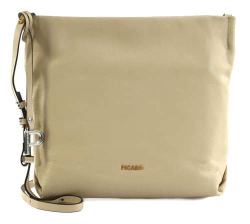 Picard sac à épaule en cuir premium Valesca couleur cookie