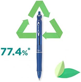 Pilot FLW538967 Acroball Retractable Ballpoint Tip- Black/Blue/Red/Green (Pack of 4)