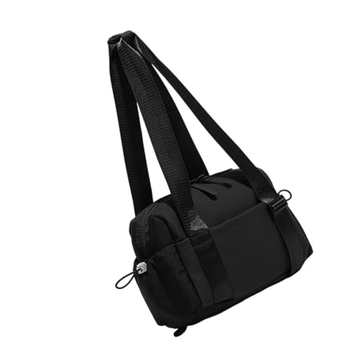 Bolsa de gimnasio para evitar ropa mojada con separación seco húmedo negra
