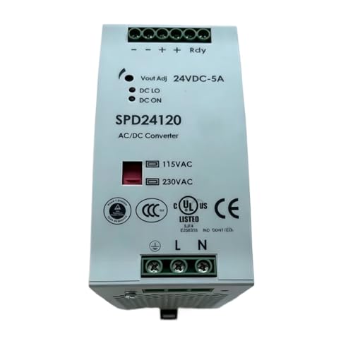 Alimentation à découpage SPD24120 convertisseur AC DC 24V 5A transformateur rail DIN - 2