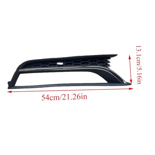 Rejilla para faro antiniebla de VW Passat Wolfsburg Edition 2013-2015 cubierta de defensa 2