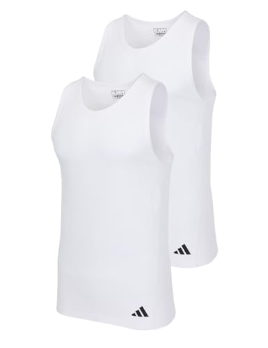 adidas Maillot de Corps pour Homme, Blanc 4am006, L