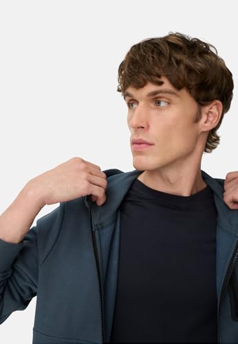 camel active Herren Sweatjacke mit Kapuze Tintenblau, Menswear-L – Ansicht 3