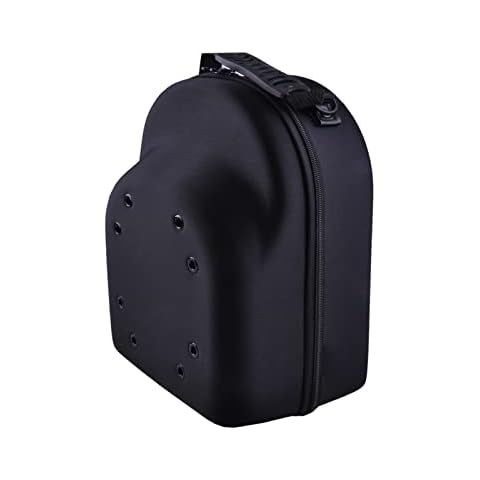 Senvitate Hat Travel Case, Hat Storage for Baseball Caps, Hat Organizer Box Storage for Cap, Caps Carrier Ball Hat Holder for 6 Caps, Travel Hat Display Carrier Bag Cover