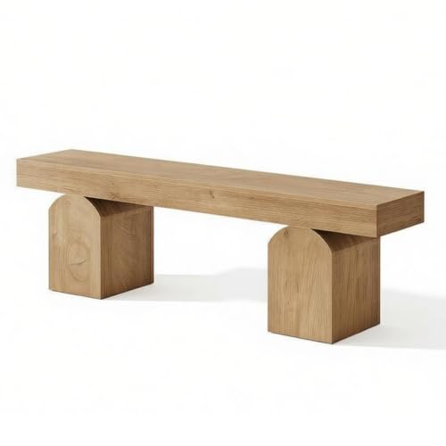 End of Bed Bench in Black,164 cm, Arched Base Design