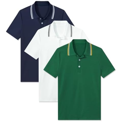 Cuddomper Boys Polo Shirts 3-Pack Cover