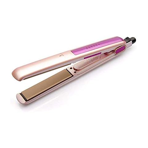 Lee Stafford Professional Hair Straightener/Flat Iron - Coco LoCo Ceramic Straightening Irons - Variable Temperature Control - Floating Plates - Pink Styler Cover