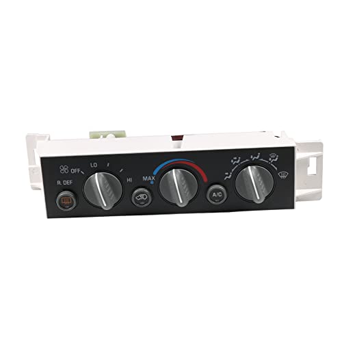 DICMIC A/C Heater Control Panel Climate Control Module with Rear Window Defogger Switch for 1996-2000 Chevrolet C1500 C2500 Tahoe GMC Yukon Cadillac Escalade Replace# 599-006 15-72547