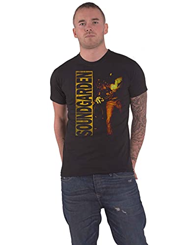 Soundgarden Louder Than Love Album Artwork Black Cotton T-Shirt XXL