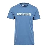 Spitzbub Herren T-Shirt Shirt mit Print oder Stick Dots Sports in Blau (L)