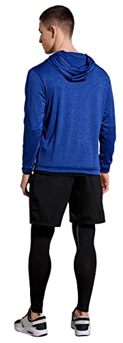 Image of BUYJYA 5Pcs Men's Compression Pants Shirt Top Long Sleeve Jacket Athletic Sets Gym Clothing Mens Workout Valentine's Day gift
