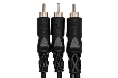 Cable Y Hosa TS 1/4" a Dual RCA 2 m miniatura 3