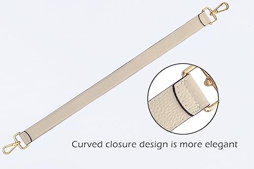 Image of 24.8 inch Leather Replacement Strap for Handbags Shoulder Bag with Metal Buckles