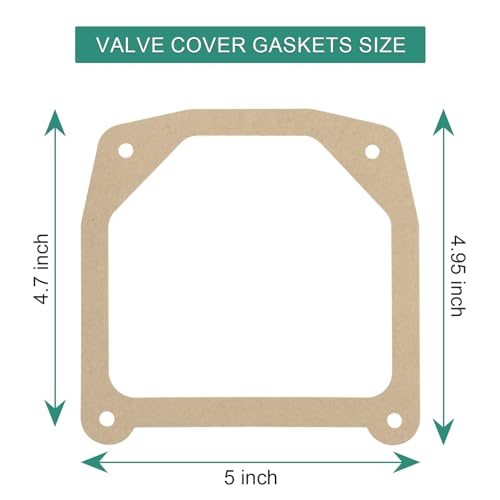 Image of Showingo Valve Cover Gaskets（2 Pack） Compatible with Kohler 7000 Valve Cover Gasket Suitable for 7000 Model Engines with Stamped Steel Valve Covers