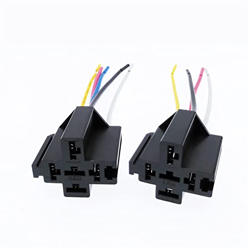 Base de montage relais pré-câblée 12V 40A à 5 broches pour faisceau auto