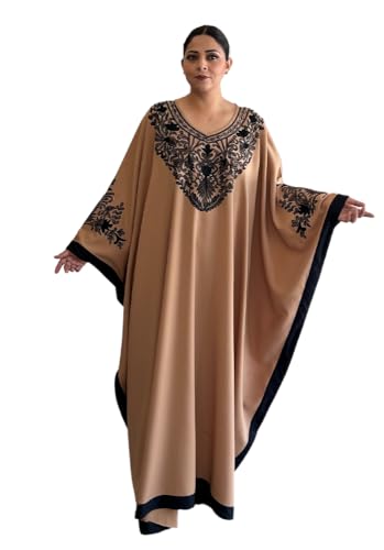 Abaya Caftan fluide col V pour masquer les formes avec élégance - 2