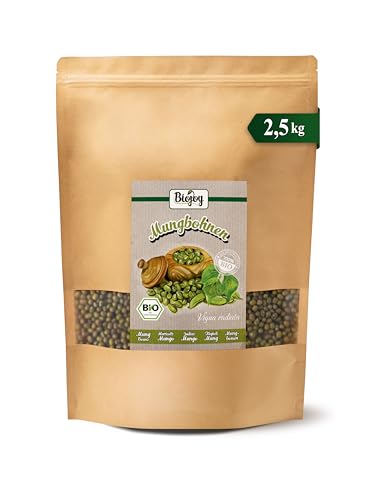 Biojoy Frijoles mungo Ecológico (2,5 kg), enteros y sin aditivos