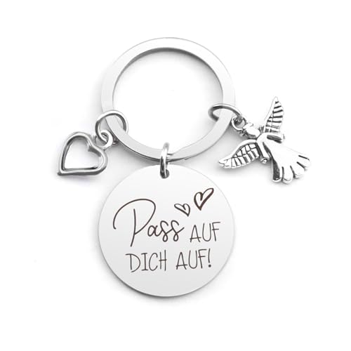 Schutzengel Schlüsselanhänger Glücksbringer Muttertagsgeschenk Vatertagsgeschenk Geschenke Für Frauen und Männer Beste Freundin Geschenke Partner Weihnachtsgeschenke Für Freundin Freund Papa Mama