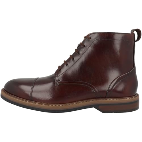 Clarks Herren Aldwin Cap Chukka-Stiefel, Mid Tan Lea, 44 EU