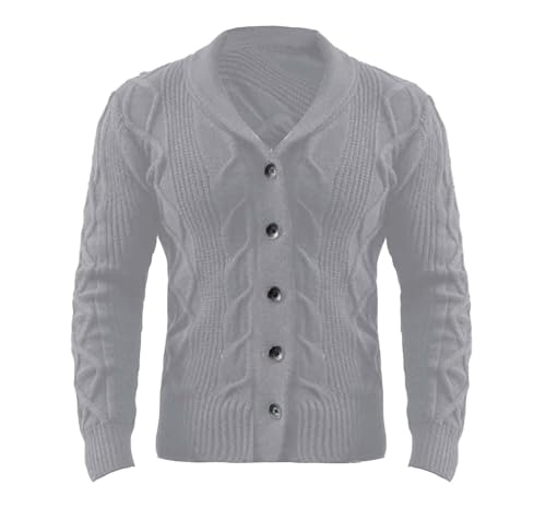 Pull homme col châle ouvert idéal pour les soirées fraîches