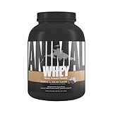 WIE WIRKT ANIMAL WHEY: Protein ist das Nahrungsergänzungsmittel, um Masse aufzubauen. Whey Eiweiß gehört zu den grundlegendsten, geradlinigen Bodybuilding-Ergänzungen und ist ein leicht verdauliches und schnell verarbeitetes Molkenprotein, dass die Bausteine liefert für ein größeres, stärkeres und besseres Wachstum. Es ist Muskelnahrung in seiner reinsten Form.