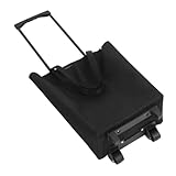 Confiable y práctico: hecho de material resistente y bueno, este carrito de compras es fuerte y confiable, capaz de manejar cargas pesadas para garantizar que sus artículos se transporten de manera segura, carrito de compras plegable, carrito utilitario plegable