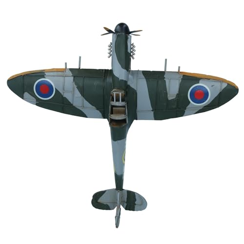 Réplica de metal histórico avión de combate miniatura coleccionismo retro clásico militar 2