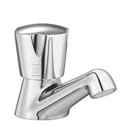 JAL Jalangi Pillar Tap 15mm Faucet | Bathroom Taps | Durable & Reliable Premium Material | Stainless Steel Faucet with Chrome Finish | Anti Rust 2520J