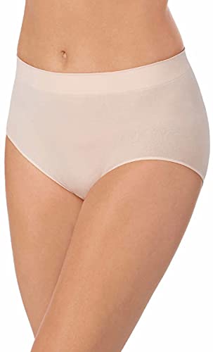 Image of Carole Hochman Women's Underwear Silky Soft Seamless Full Coverage Modern Brief Panties 5 Pack Multipack Regular & Plus Sizes