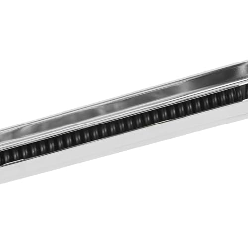 30" Heavy Duty Spring Loaded Chrome Mud Flap Hangers for Semi Trucks All in One Kit - Straight - Bolt Spacing: 2.5" - Kit Contains All Hardware for mounting Flaps - 1 Pair (2 PCS) by Easyinst - Image 5