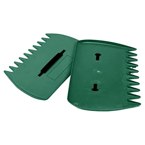Leaf Rake Scoops,Plastic Rake,Garden Cleaning Rubbish Leaf Collector Grabs with Leaf Claws for Home Garden Transplanting Hand Rake Leaf Grabber Scoop Tools Pick-Up Cover