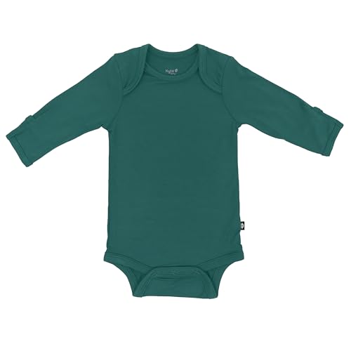 Image of KYTE BABY Soft Bamboo from Rayon Long Sleeve Unisex Bodysuit, 0-24 Months