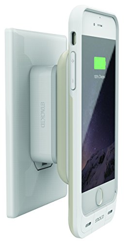 Stacked Iphone 6/6S Stack Pack (Gold) - Magnetic Wireless Charging Receiver Case, Removeable Battery Pack, Wall Charger #TOP4
