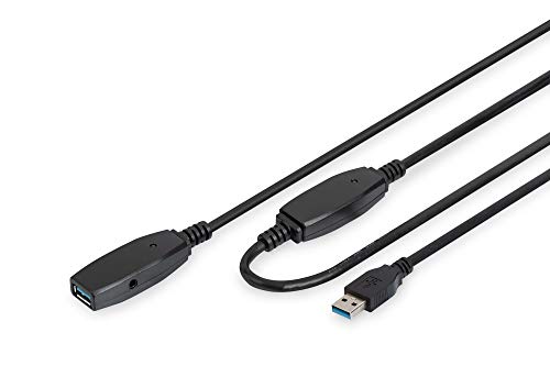 Digitus DA-73105 câble USB 10 m USB 3.2 Gen 1 (3.1 Gen 1) USB A Noir Cover