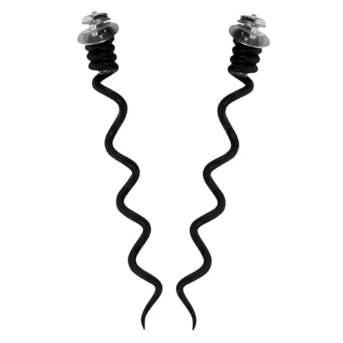 MOLUCKFU 2pcs Wine Opener Kit Metal Wine Opener Spiral Replacement Wine Opener Spiral Part Metal Corkscrew Spiral