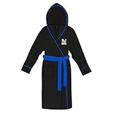 Men's Who Target Logo Bath Robe Large/X-Large Black