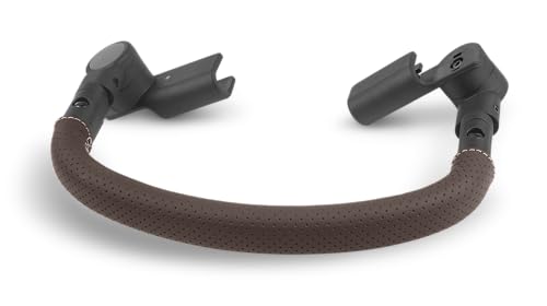 Image of UPPAbaby Bumper Bar for Minu Duo Stroller - Quick Attachment - Folds with Stroller - Chestnut
