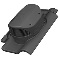 Verstellbarer Entlüfterkamin DN125 mm für Tondachziegel, Dachziegel - Dachdurchführung für Dachlüftung : 42,90 € : - der Dachexpert