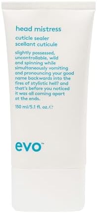 Evo Head Mistress Cuticle Sealer - Multi-purpose Hair Smoothing Cream - Increases Slip & Adds Softness and Shine