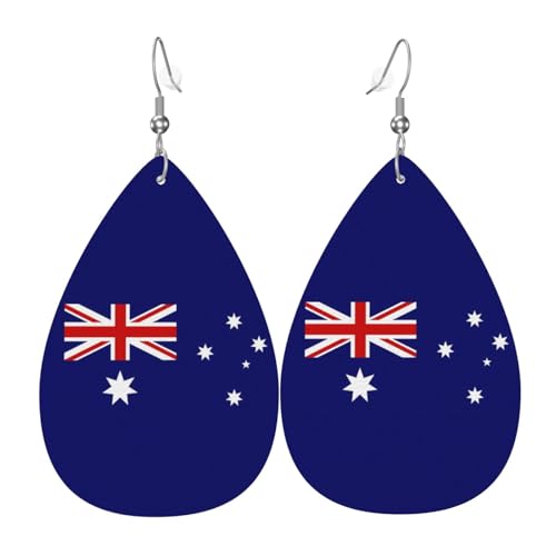 Leather Earrings Dangle Earrings Lightweight Teardrop Earrings for Women