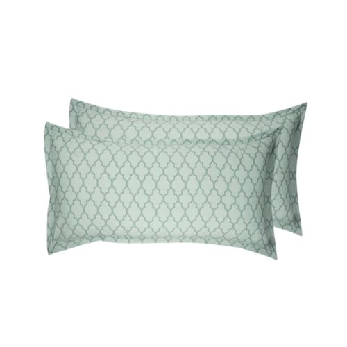Image of Wakefit 100% Cotton Pillow Cover Set of 2 | 200 TC Soft & Breathable Pillow Cases | Standard Size 18 x 27 Inch | Skin Friendly, Durable & Gentle Machine Washable | Booke